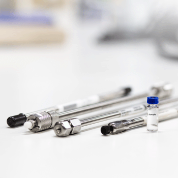 固定相（カラム）のイメージ